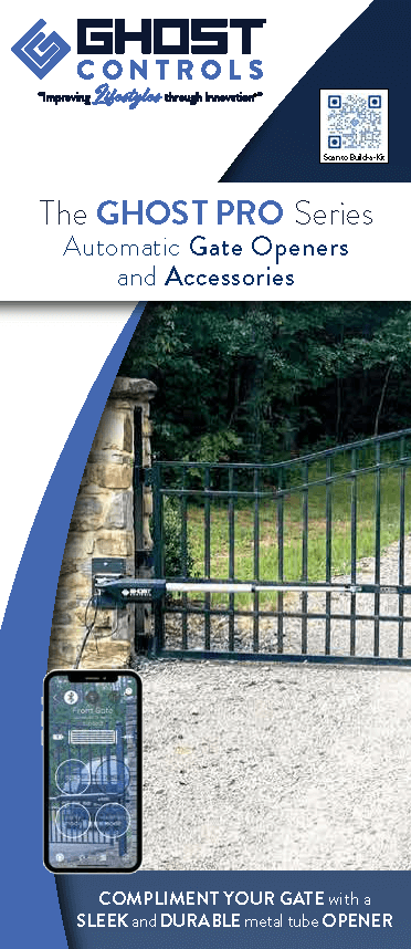 Ghost Controls PRO Series Trifold Brochure - Pro-Ghost Controls