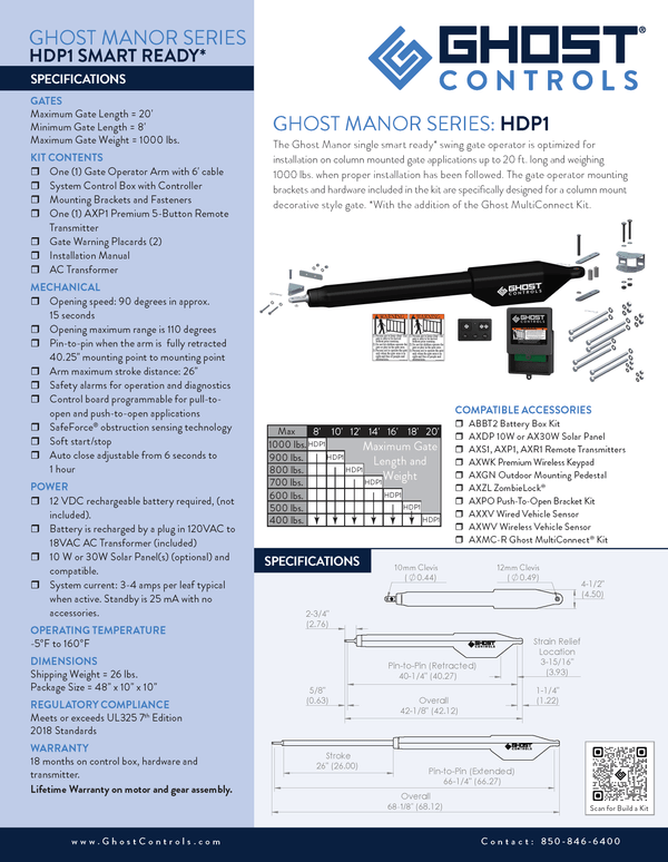 Ghost Controls PRO Series Trifold Brochure - Pro-Ghost Controls